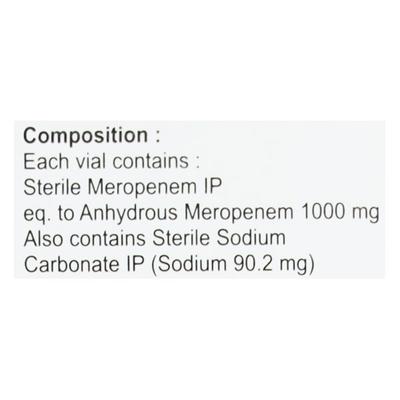 MERIT 1gm Injection 1's - Bacterial Infections-OBL