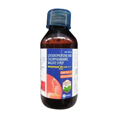 DROPIZIN SF SUGAR FREE SOOTHING PEPPERMINT FLAVOUR Syrup 100ml - Cough And Cold-Cou