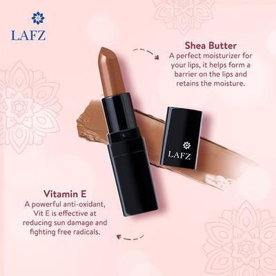 Lafz Velvet Matte Lipstick, Cream Coffee 4.5 gm - Lipsticks