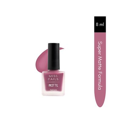 Miss Nails Matte Nail Color - Fall Mauve 8 ml - Nail Polish