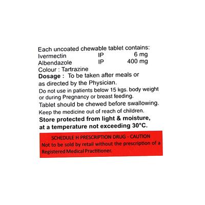 Anthel UP Tablet 1'S - Parasitic Worms-Ant