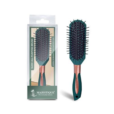 Majestique Sleek All-purpose Hair Brush for Separating, Shaping and Defining Curls - Velvet Green 1's - Hair Brushes