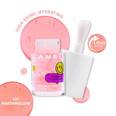 Lamel Hydrating Lip Oil Let's Glaze 401 Marshmallow 4 gm - Creams/Oils/Lotions