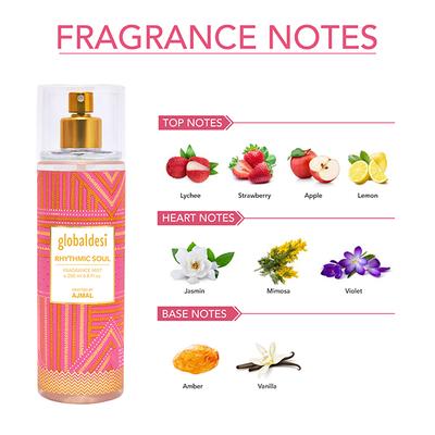 AND Dainty Glam Body Mist & Global Desi Rhythmic Soul Body Mist 400 ml - Body Mist/Spray