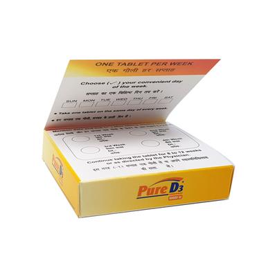 Pure D3 60000IU Sugar Free Chewable Tablet 4'S - Supplements-Vit