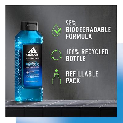 Adidas Cool Down Shower Gel 400 ml - Shower Gels & Body Wash