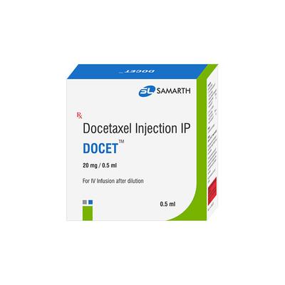 DOCET 20mg Injection 0.5ml - Cancer Oncology-Cyt