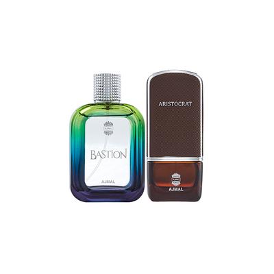 Ajmal Bastion EDP Woody Aromatic Perfume And Aristocrat EDP Citrus Woody Perfume 175 ml - Men Perfumes (Edt/Edp)