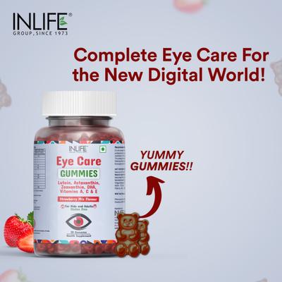 Inlife Eye Care Gummies - Strawberry Mix 30's - Vital Health