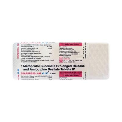 Starpress AM XL 50mg Tablet 10'S - Hypertension-Bet