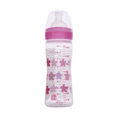 Chicco Wellbeing Feeding Bottle - Pink 250 ml - Feeding & Nursing