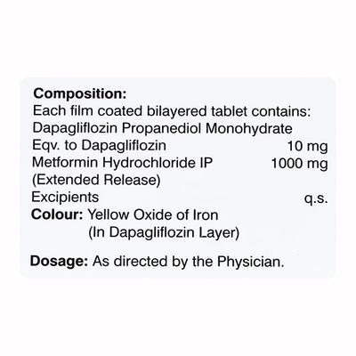 DAPZIGARD 10 M FORTE Tablet 15's - Diabetes-Ant