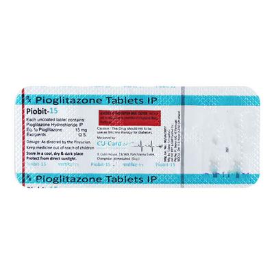 PIOBIT 15 Tablet 10's - Diabetes-Ant