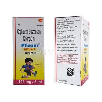 Phexin 125mg Redisyp Suspension 60ml (N) - Bacterial Infections-Cep