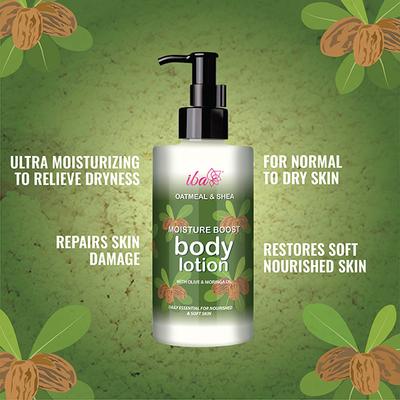 Iba Oatmeal & Shea Moisture Boost Body Lotion 320 ml - Lotions & Creams