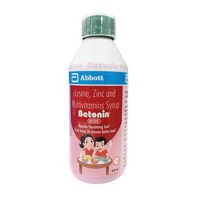 BETONIN KIDS MIXED FRUIT BUBBLEGUM FLAVOUR Syrup 450ml - Appetite-App