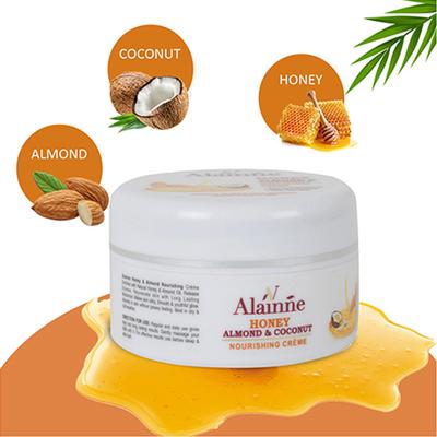 Alainne Honey Almond and Coconut Nourishing Body Creme 200 gm - Lotions & Creams