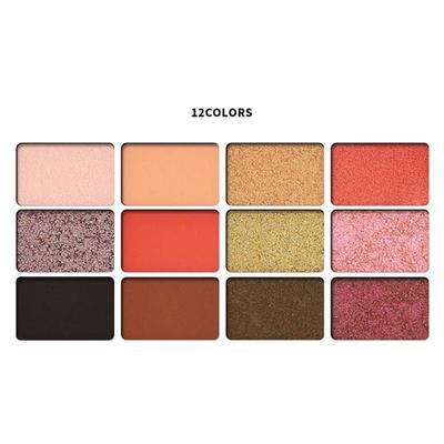 Charmacy Milano Eyeshadow 12 Colors Palette 10 gm - Eye Shadow Palettes