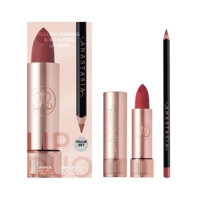 Anastasia Beverly hills Looking & Sculpted Lip Duo Kit Raisin LL + Sugar Plum Lipstick 4.1 gm - Lipsticks