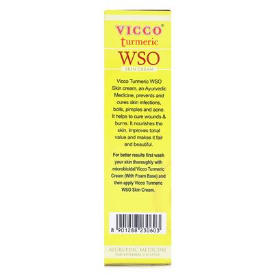 Vicco Turmeric Wso Skin Cream 60 gm - Face Creams