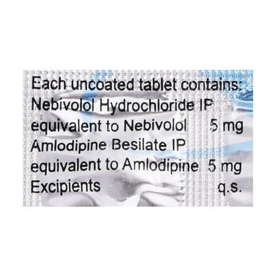 Nodon AM 5/5mg Tablet 15'S - Hypertension-Bet
