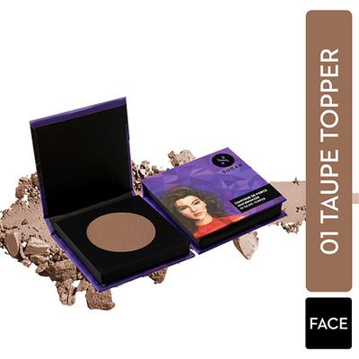 SUGAR Cosmetics Contour De Force Mini Bronzer - 01 Taupe Topper (Brown - gray) 4 gm - Bronzers