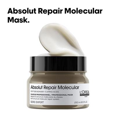 L'Oreal Professionnel Absolut Repair Molecular Deep Repairing Cream Mask For Very Damaged Hair 250 ml - Conditioners