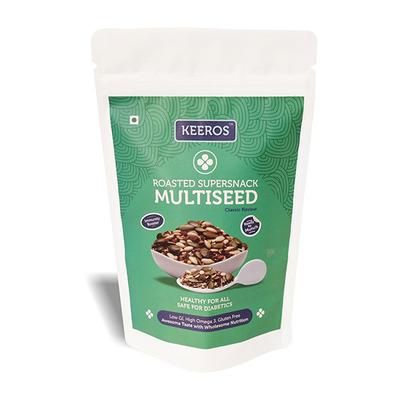 Keeros Roasted Supersnack Multiseed - Classic 250 gm - Nutritional Bars