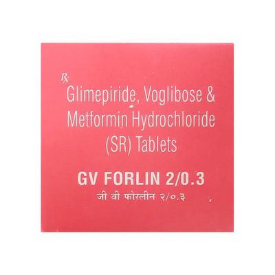 GV FORLIN 2/0.3 Tablet 15's - Diabetes-Ant