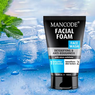 Mancode Facial Foam Face Wash 100 ml - Face Wash & Cleansers