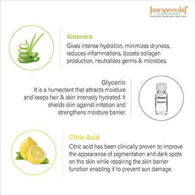 Aryanveda Natural Aloe Vera Gel 400 gm - Skin-Treatment