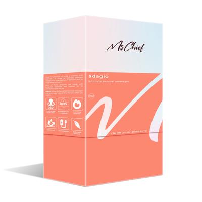 MsChief Adagio Vibrator - Peach 1's - Massagers And Vibrators