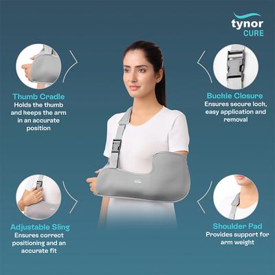 TYNOR POUCH ARM SLING TROPICAL (L) (C 01) - Arm/Elbow Supports