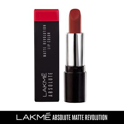 Lakme Absolute Matte Revolution Lip Color 103 Maroon Fantasy 3.5 Gm - Lipsticks