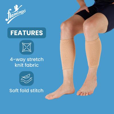 Flamingo Calf Support Beige (OC2039) (S) 1's - Knee/Leg Supports