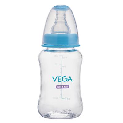 Vega Baby & Mom Tritan Feeding Bottle Regular Neck - Blue 150ml - Feeding & Nursing