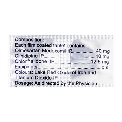 Olmin Trio 40mg Tablet 10'S - Hypertension-Ang