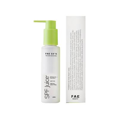 FAE Beauty SPF Juice with SPF 50+ PA++++ Sunscreen Formula, Hydrates Skin & Protects Broad Spectrum For All Skin Types 100 ml - Face Sunscreen