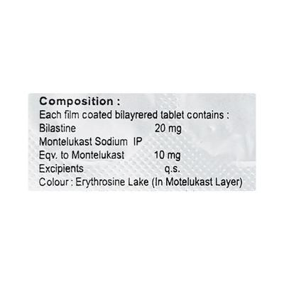 BILLASI M Tablet 10's - Allergies-Ant