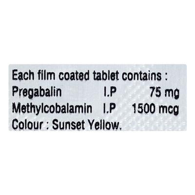 EFLIN M 75 Tablet 10's - Neuropathic Pain-Dru