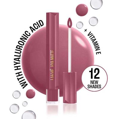 Lakme 9to5 Hya Matte, Pro Pink, Hydrating Liquid Lipstick with Hyaluronic Acid 5.3 ml - Liquid Lipsticks