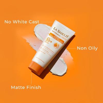La Shield FISICO SPF 50+ & PA+++ Matte Sunscreen Gel 50 gm - Face Sunscreen