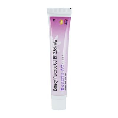 BENZRIN AC 2.5% Gel(topical) 20gm - Acne-Acn