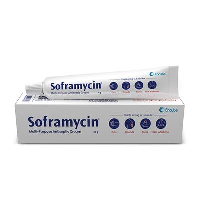 Soframycin Skin Cream 30gm - Skin Infections-Toa