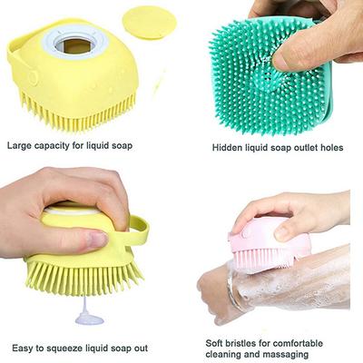 Bronson Professional Silicone Bath Brush Shower Scrubber 1's - Scrubs & Exfoliants