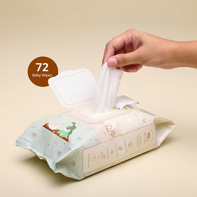 Baby Forest Mulmul Baby Wipes 72 each 1's - Cotton Buds & Balls