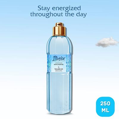 The Love Co. Illusion Bath & Shower Gel - Aqua Marine 250 ml - Shower Gels & Body Wash