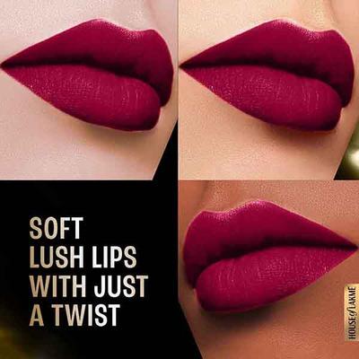 Lakme Forever Matte Lipstick, Made With French Rose Oil Extracts, Red Aurora, 4.5 gm - Lipsticks