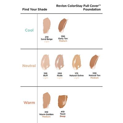 Revlon Colorstay Full Cover Foundation - Natural Tan 30 ml - Foundation