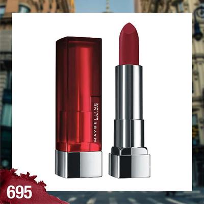 Maybelline New York Color Sensational Creamy Matte Lipstick, 695 Divine Wine 3.9 gm - Lipsticks